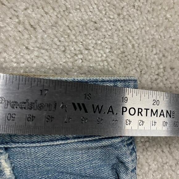 Y2K Tommy Hilfiger Jean Shorts Mens 38* Blue Denim Jorts Carpenter Streetwear - Picture 6 of 10